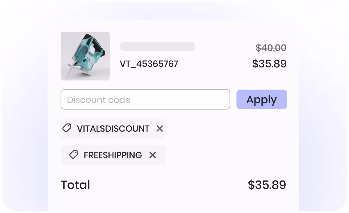 Discount Combinations: Stack 'em up!