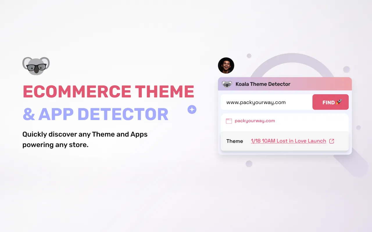 Koala Inspector theme and app detector Chrome extension