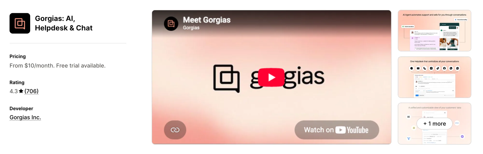 Gorgias: AI, Helpdesk & Chat on the Shopify App Store