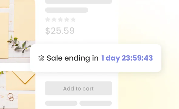 Vitals Countdown Timer App widget