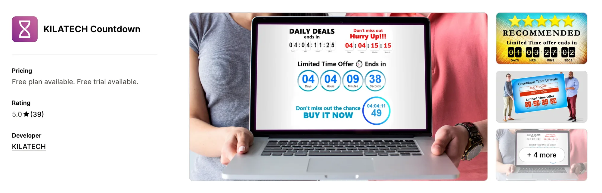 KILATECH Countdown on the Shopify App Store