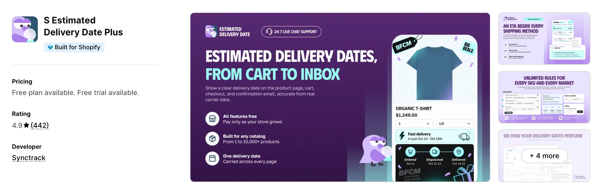 S Estimated Delivery Date Plus on the Shopify App Store