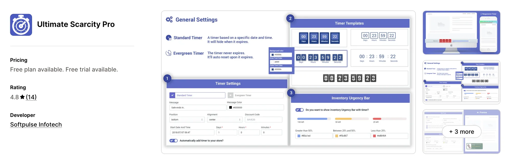 Ultimate Scarcity Pro on the Shopify App Store