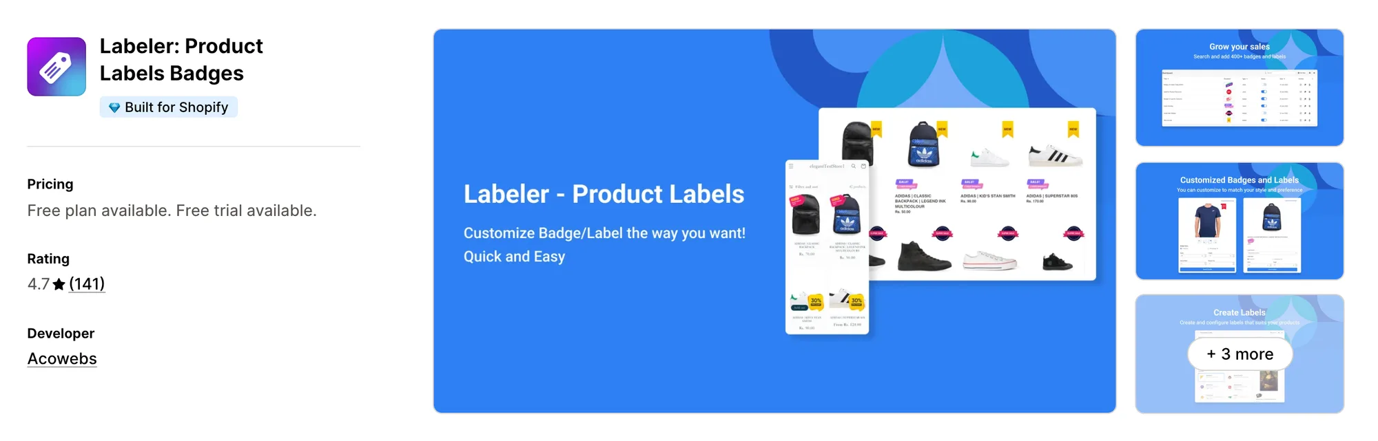 Product Labels & Badges—Lably on the Shopify App Store