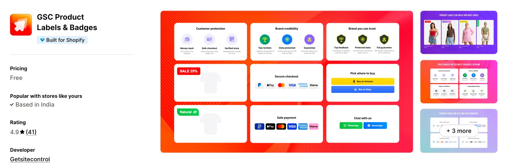 Labeler: Product Labels Badges on the Shopify App Store