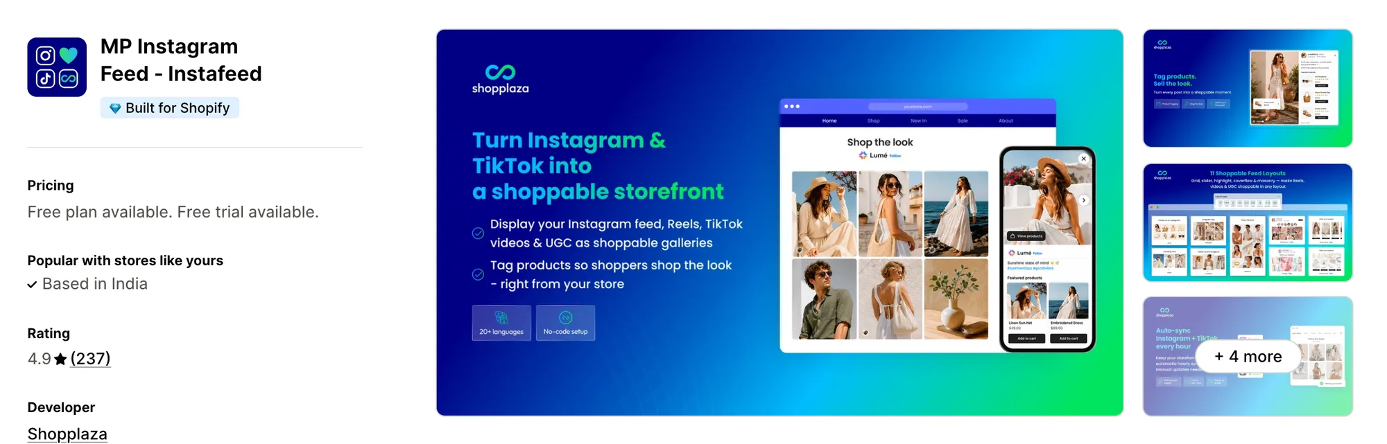 Square: Instagram Feed Gallery on the Shopify App Store