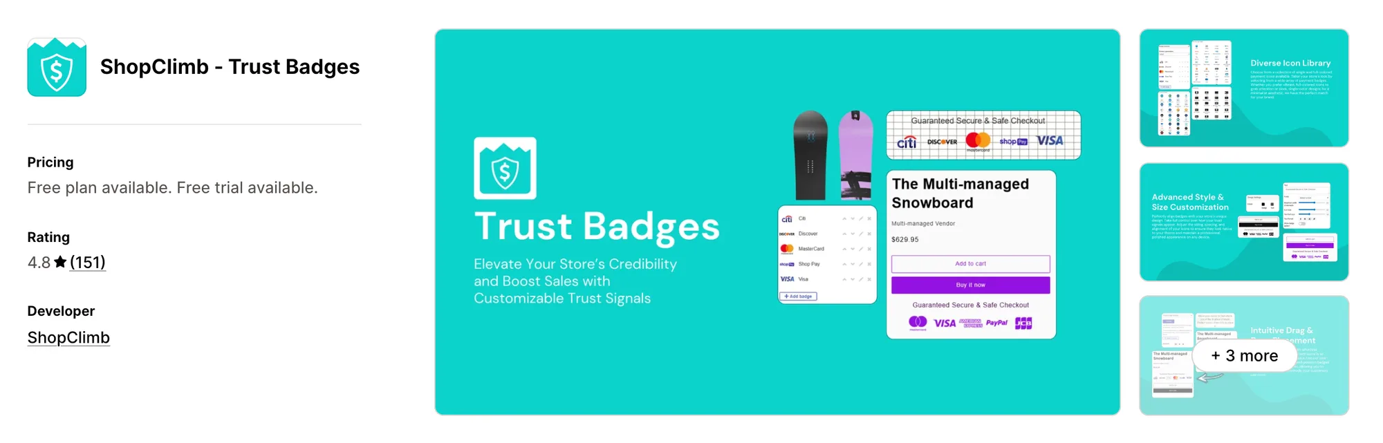Hoppy Trust Badges & Icons on the Shopify App Store