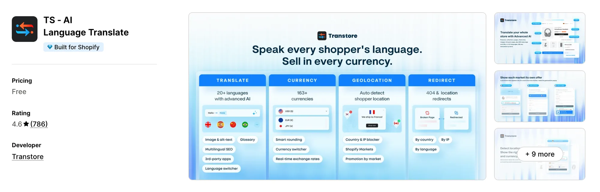 TS ‑ AI Language Translate on the Shopify App Store