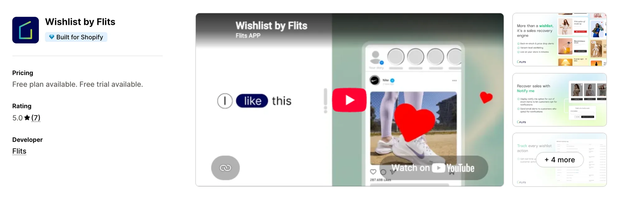 Wishlist by Flits on the Shopify App Store