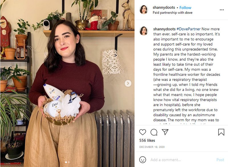 nfluencer Marketing: Dove and Shannydoots
