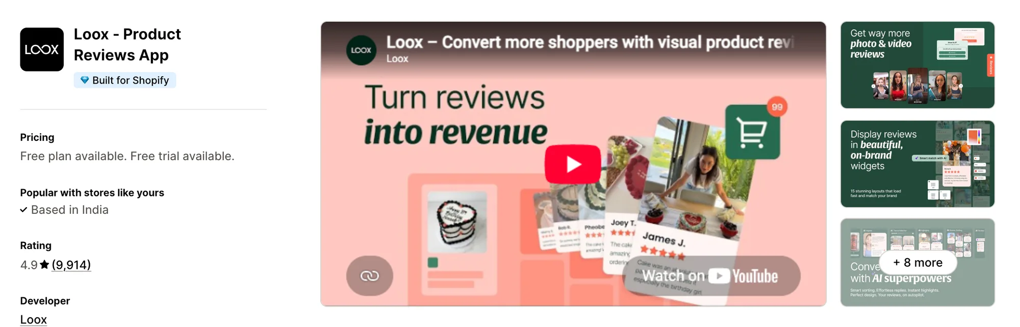 Loox ‑ Product Reviews App on the Shopify App Store