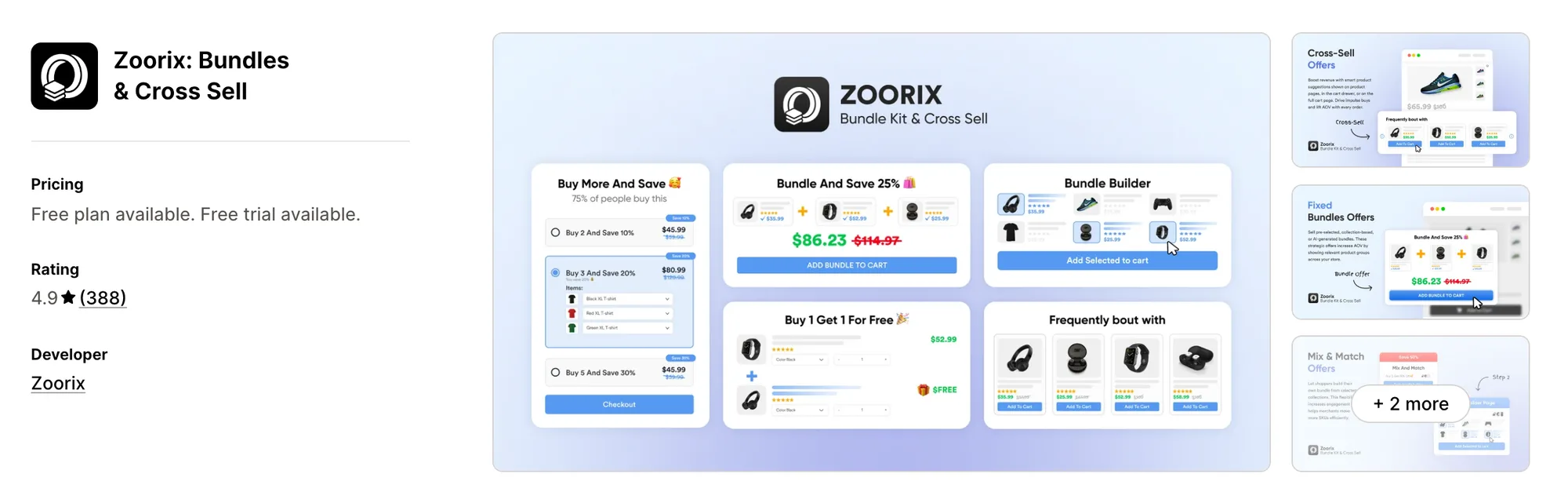 Zoorix: Bundles & Cross Sell on the Shopify App Store