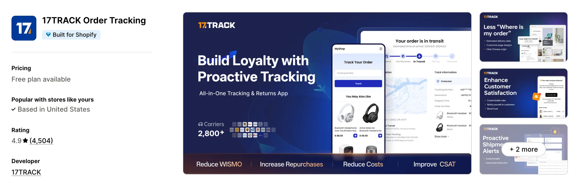 17TRACK Order Tracking on the Shopify App Store