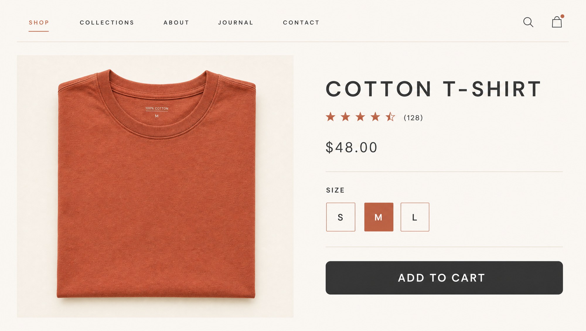 A storefront product page with the Vitals free shipping bar scrolling along the top