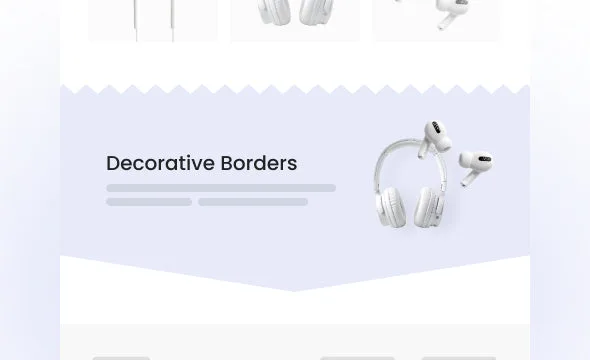 Decorative Borders section preview