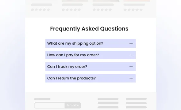 Frequently Asked Questions (FAQ) section preview