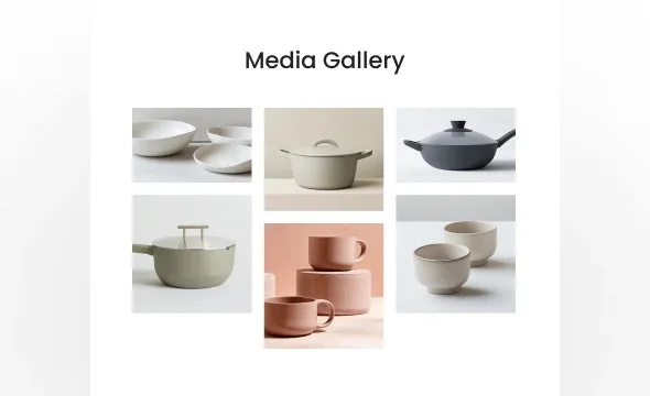 Media Gallery section preview