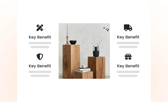 Value Icons & Image section preview